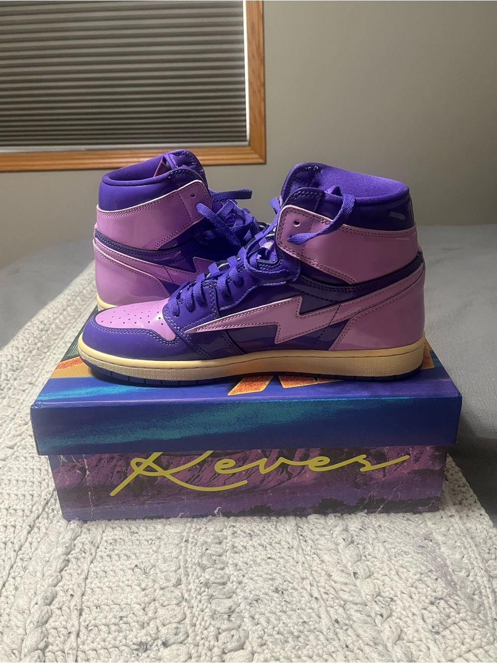 RARE Reves Paris Air Kiy ‘85 High Purple/Lavender 4/20 Edition
